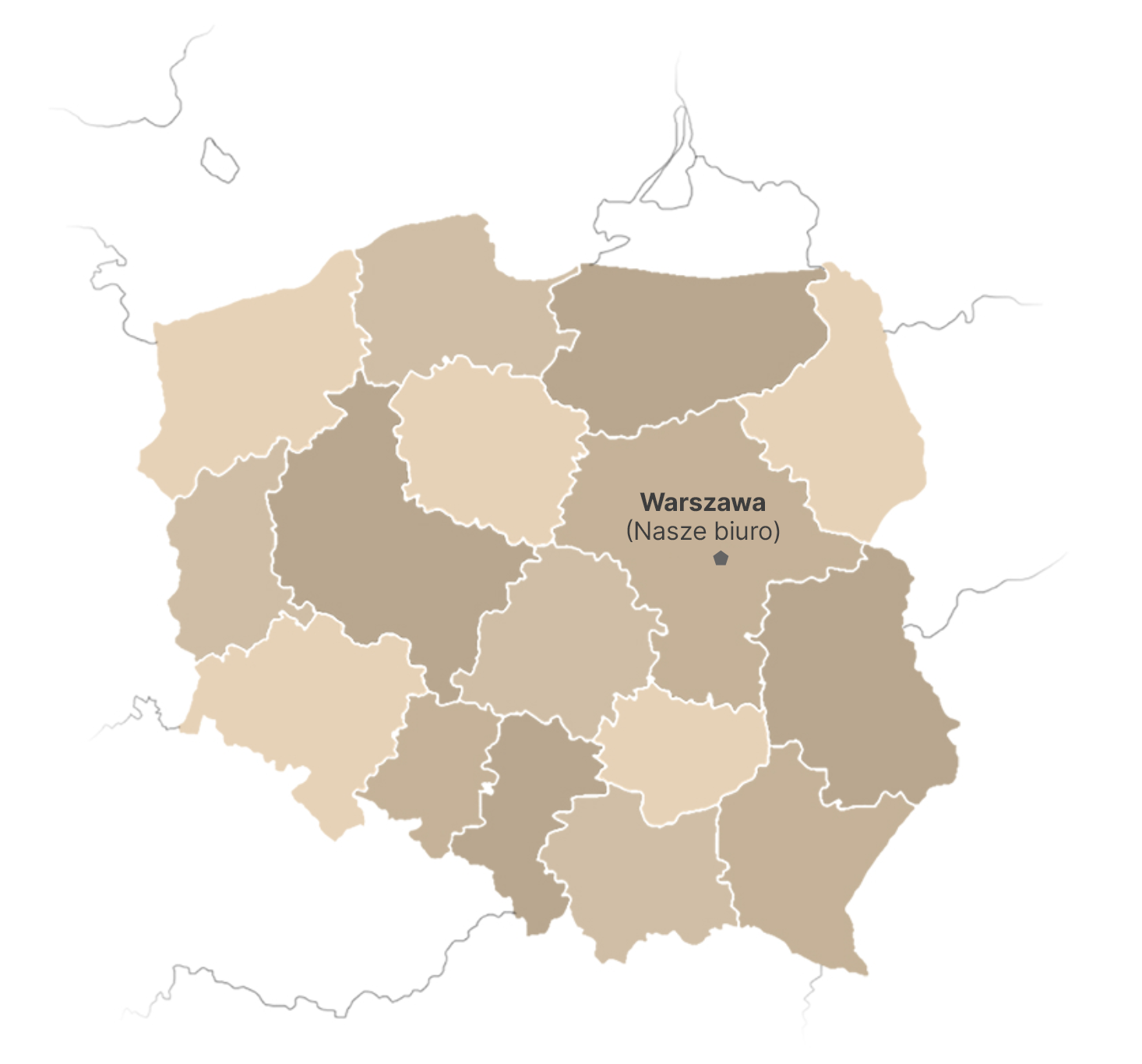 Карта Польши